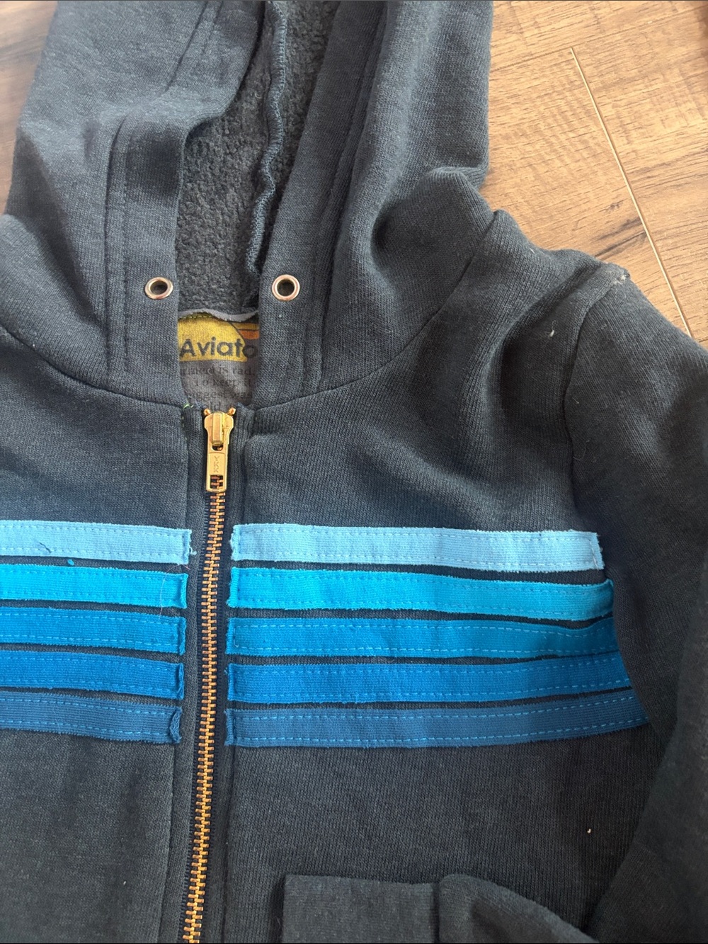 Aviator nation zip jacket kids
